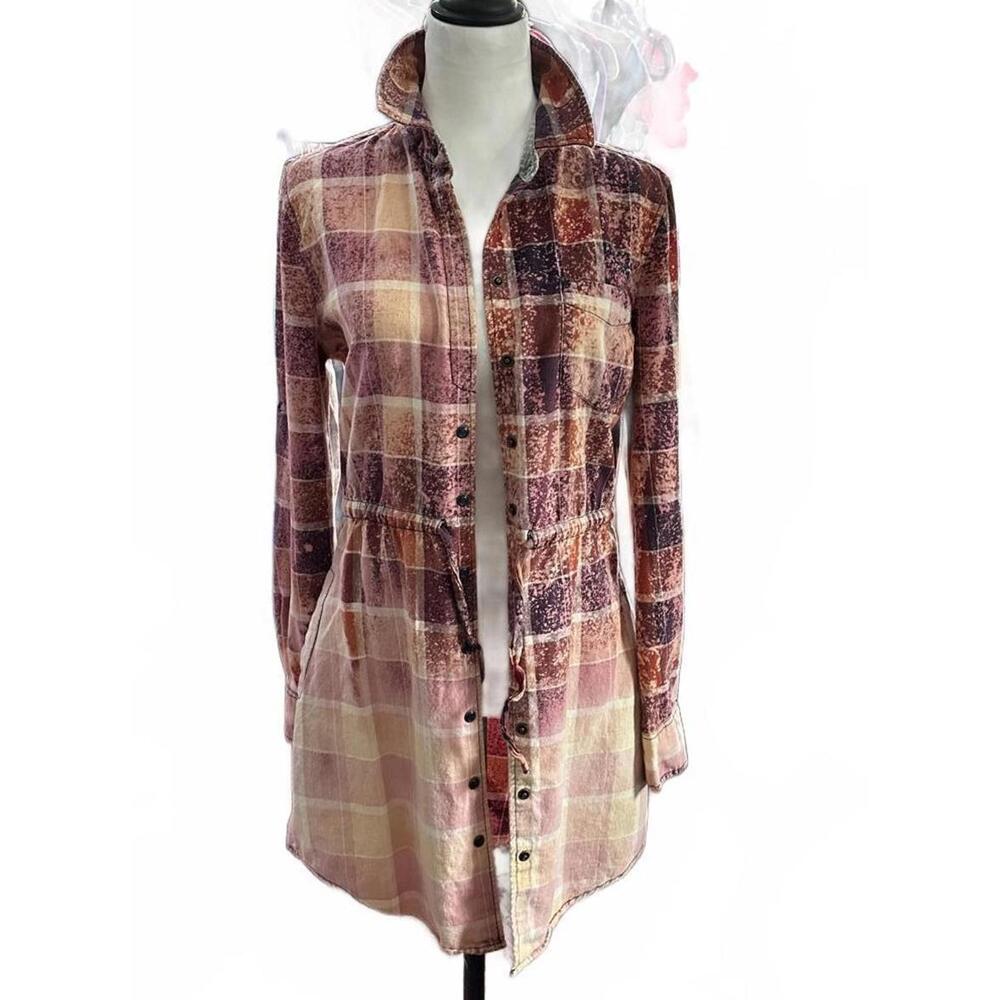 Vintage Upcycled Plaid Shirt Dress โ One of a Kind by Gatto ReLoved - Picture 5 of 14